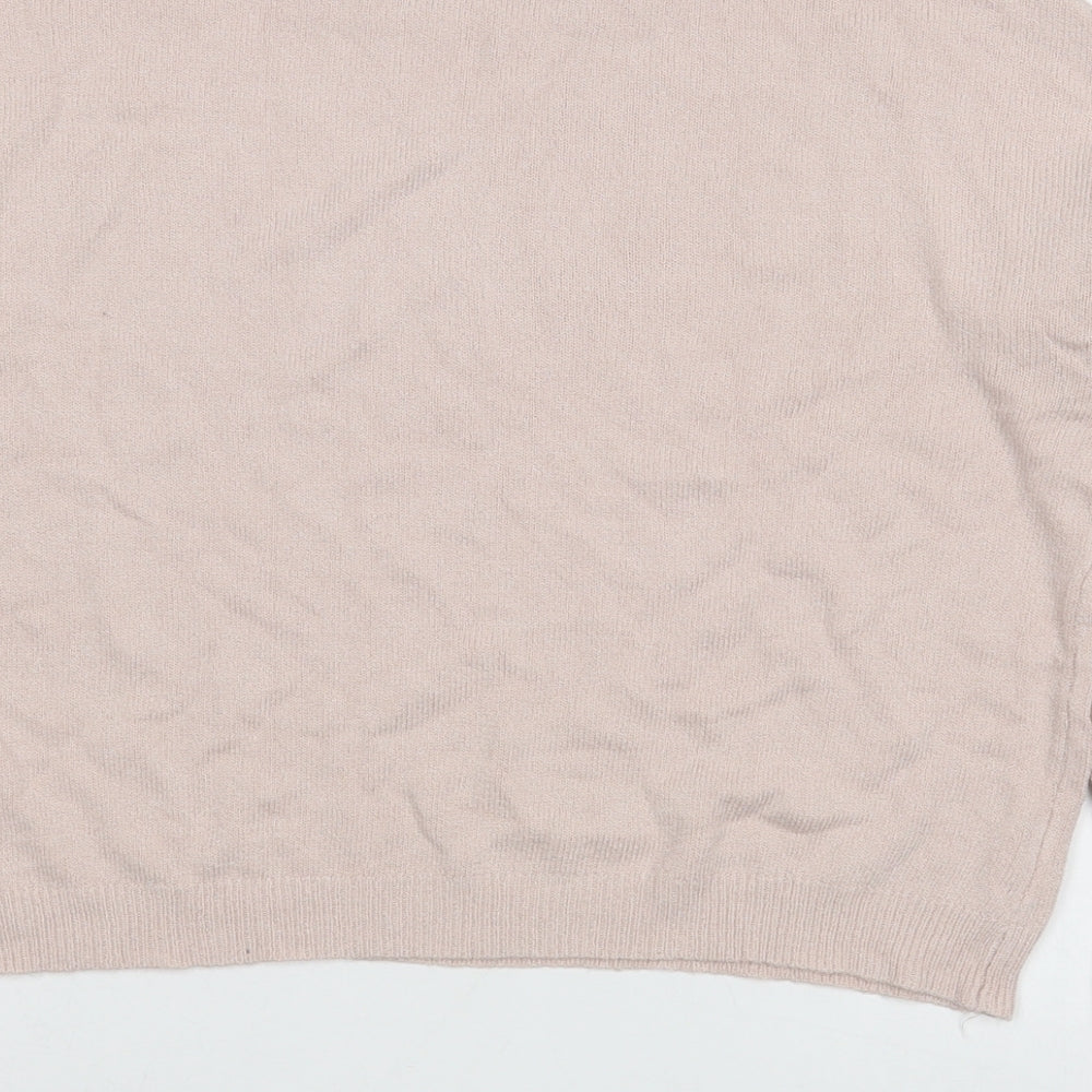 Womens UK Size L Cashel Pink Pullover Jumper