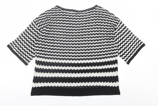 Womens UK Size 10 River Island White Pullover Jumper