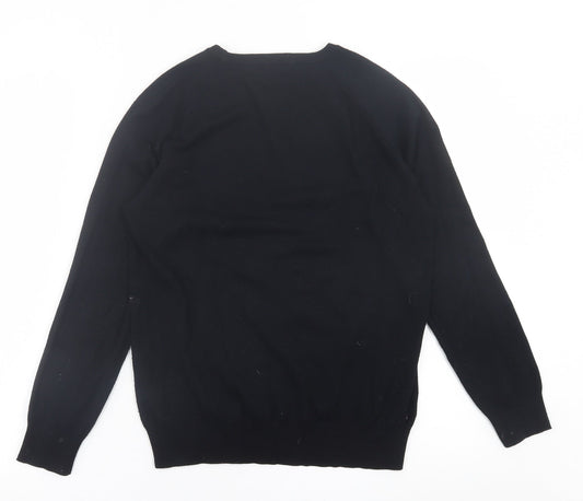 Womens UK Size M Dunnes Stores Black Pullover Jumper