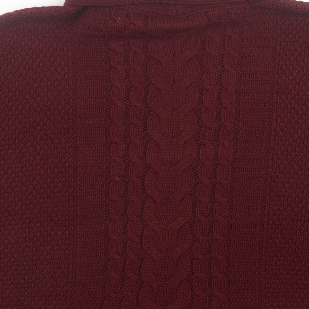 Womens UK Size One Size NEXT Purple Cape Jumper