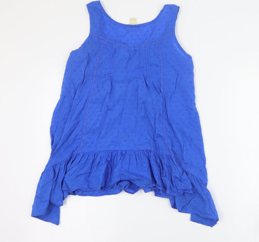 Womens UK Size 8 Monsoon Blue Basic Tank
