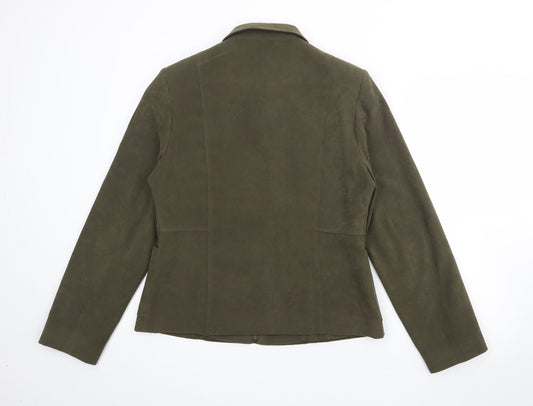 Atmosphere Womens Green Jacket Size 14 Zip
