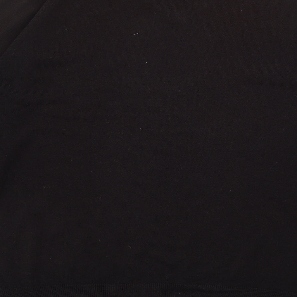 Autograph Mens Brown V-Neck Acrylic Pullover Jumper Size M