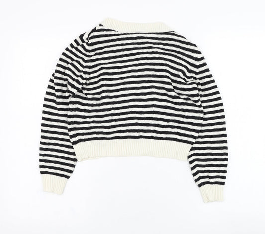 Womens UK Size 8 H&M White Pullover Jumper