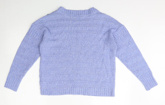 Womens UK Size S NEXT Blue Pullover Jumper