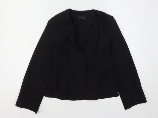 Womens UK Size 8 Topshop Black Jacket