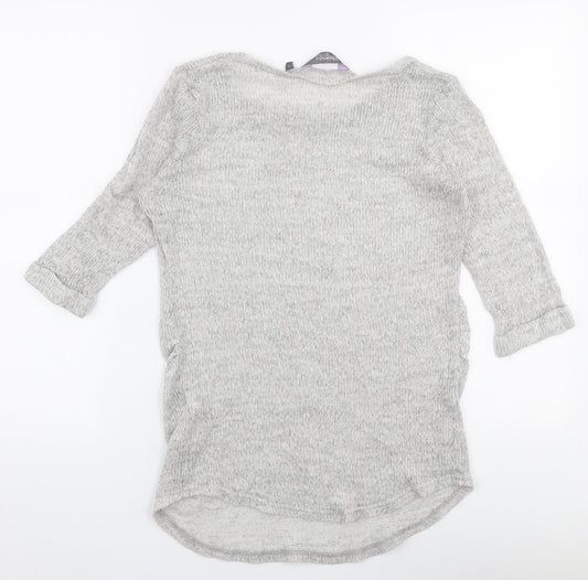 Womens UK Size 14 New Look Grey Pullover Jumper