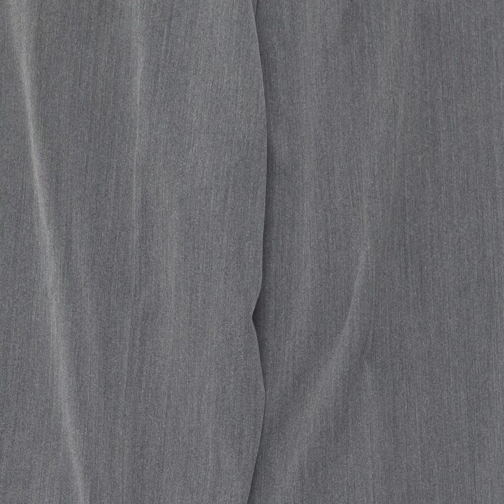 Bonmarché Womens Grey Polyester Dress Pants Trousers Size 20 L29 in Regular