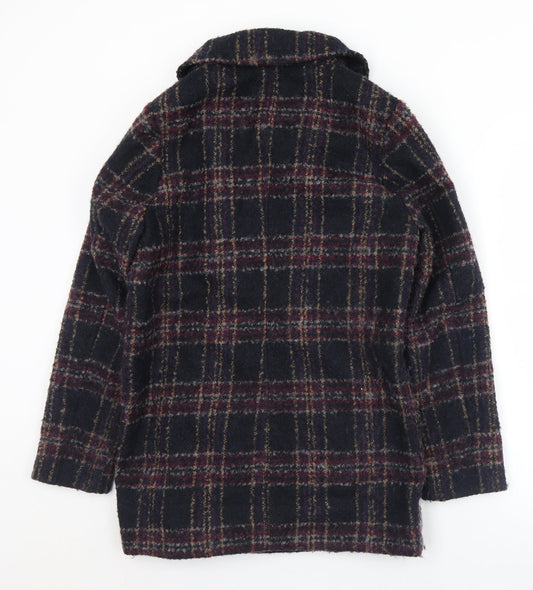 Womens UK Size 10 Marks and Spencer Black Pea Coat