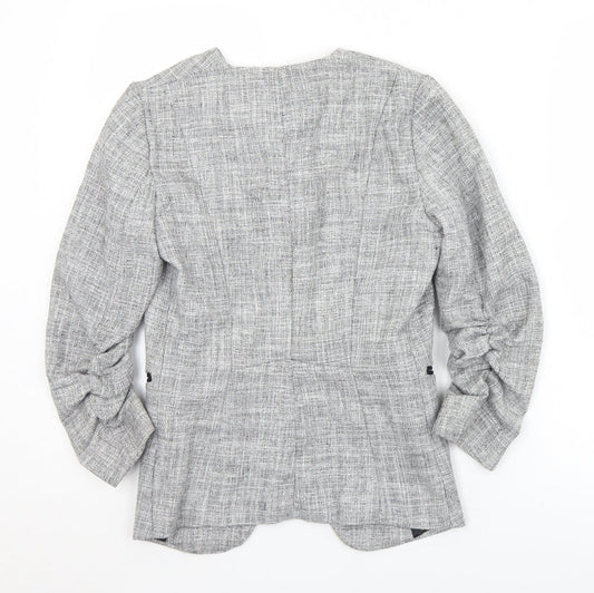 H&M Womens Grey Jacket Size 6