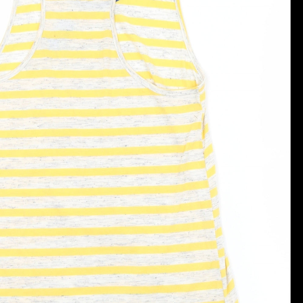 Womens UK Size 14 Nocozo Yellow Camisole Tank