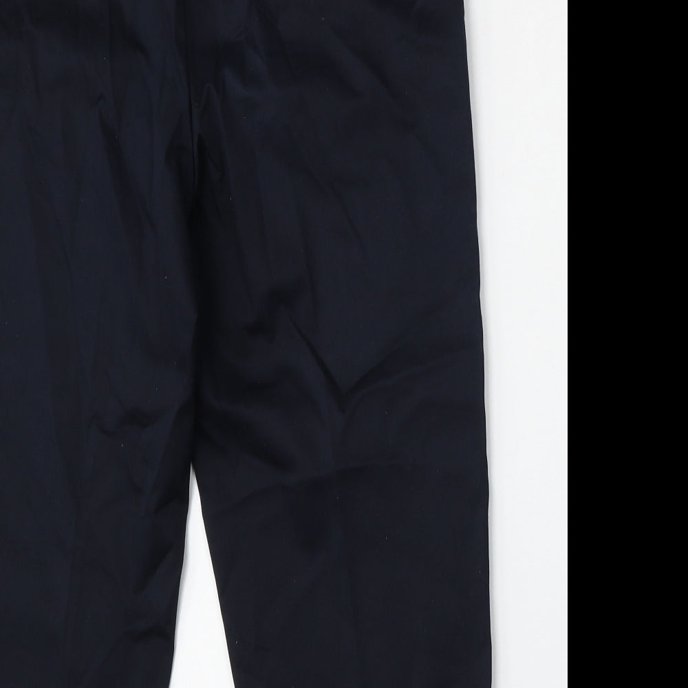 Womens UK Size 12 Marks and Spencer Regular Fit Blue Trousers