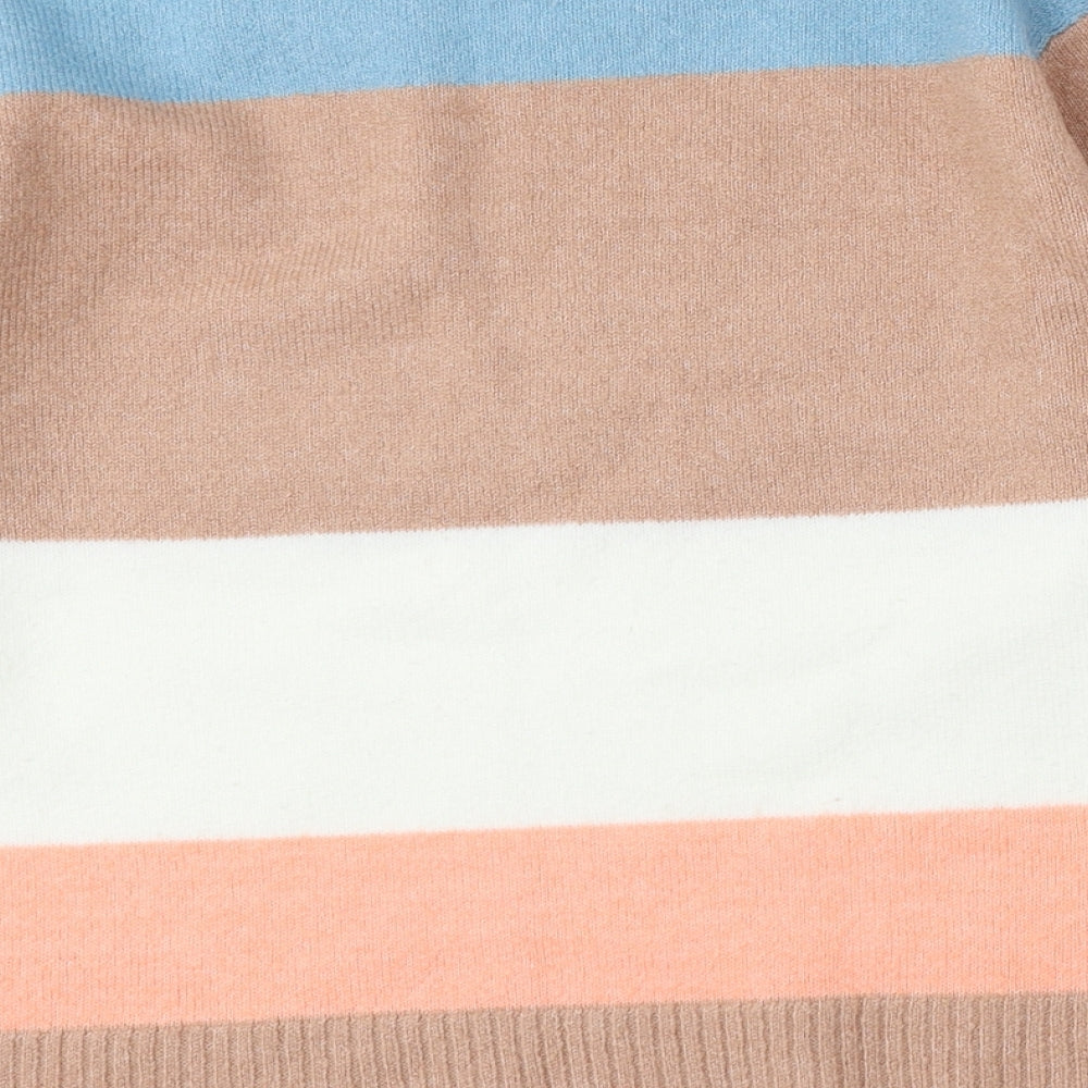 Womens UK Size M Preworn Multicoloured Pullover Jumper