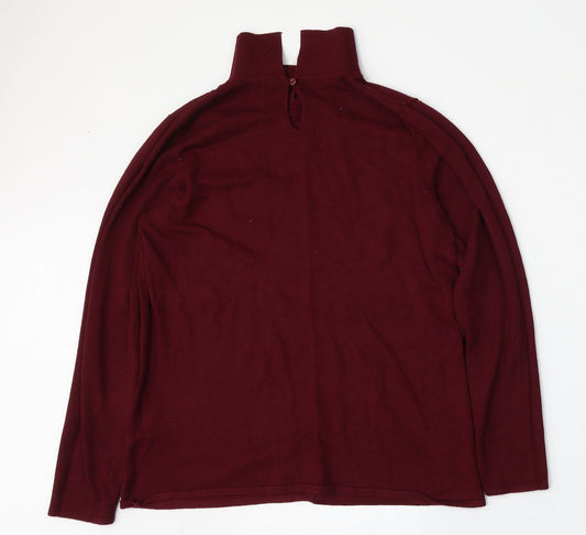 Womens UK Size 12 Bonmarche Purple Pullover Jumper