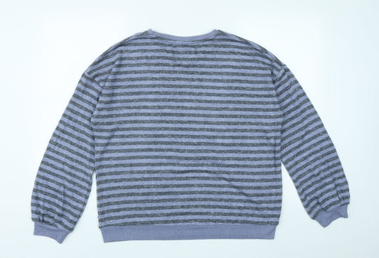 Mens UK Size M NEXT Blue Pullover Sweatshirt
