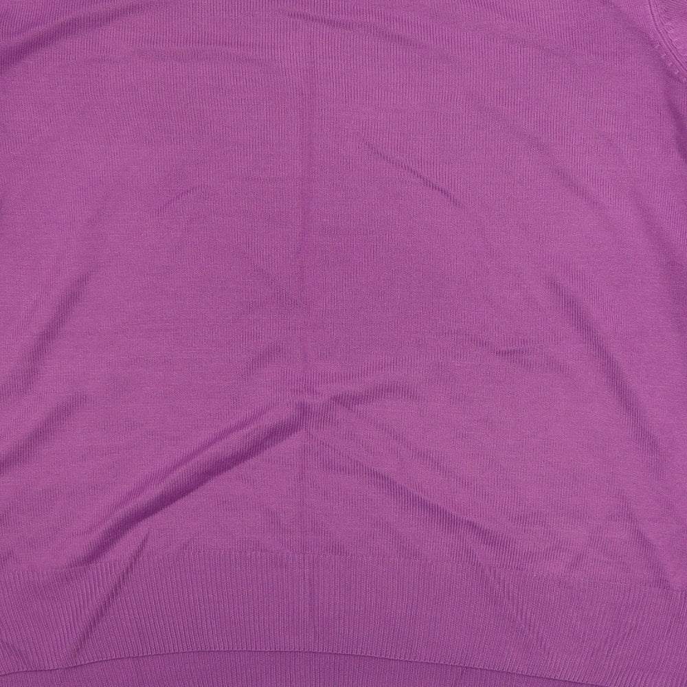 Womens UK Size 18 Marks and Spencer Purple Pullover Jumper