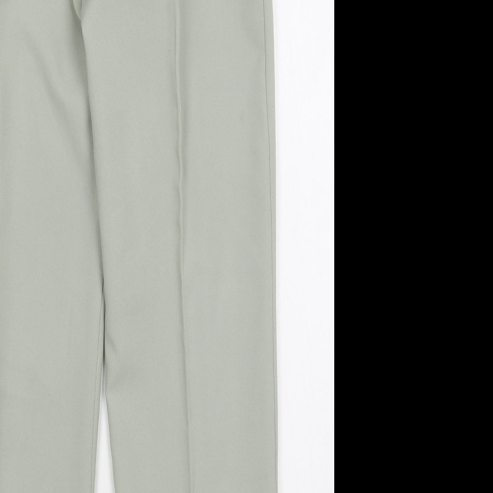 Womens UK Size 14 Sarah Hamilton Regular Fit Green Trousers