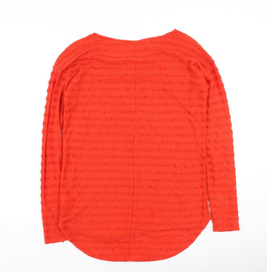 Womens UK Size 12 Next Red Basic T-Shirt