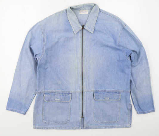 Womens UK Size S Mackays Blue Jacket