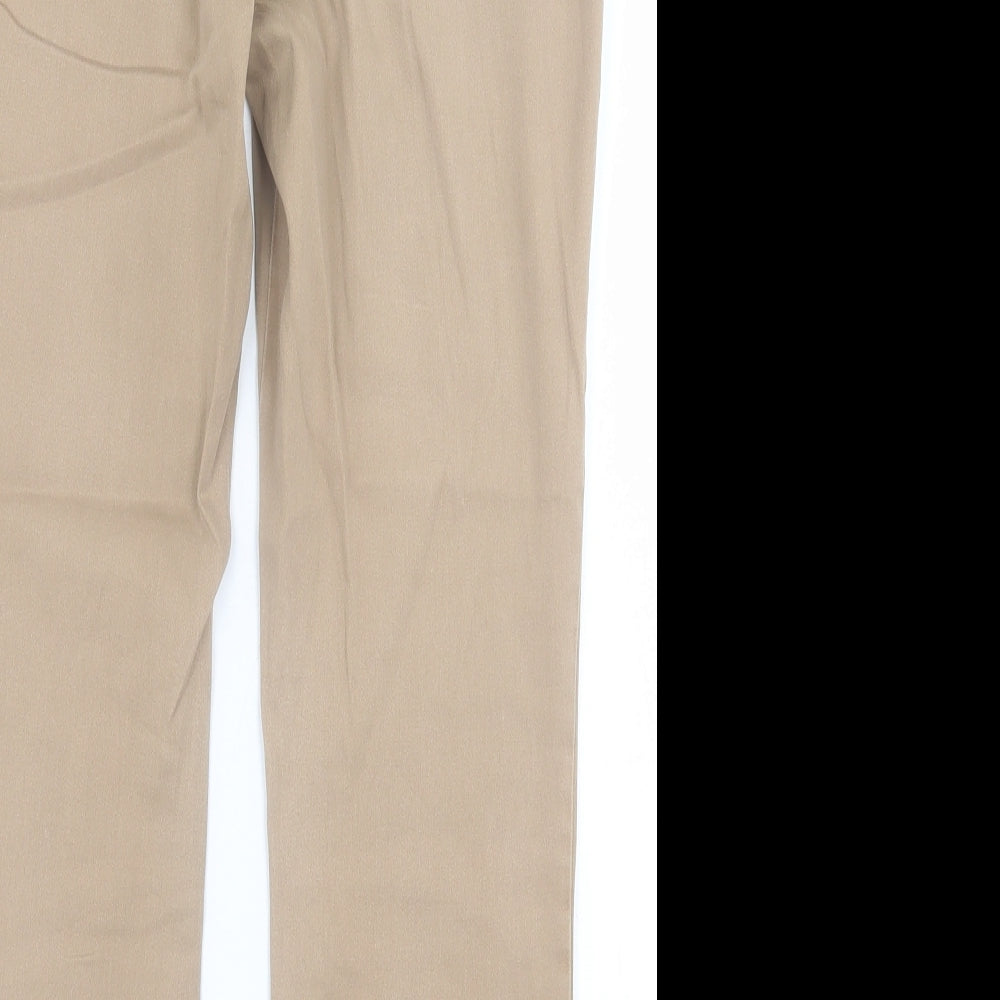 Womens UK Size 12 Atmosphere Regular Fit Beige Trousers