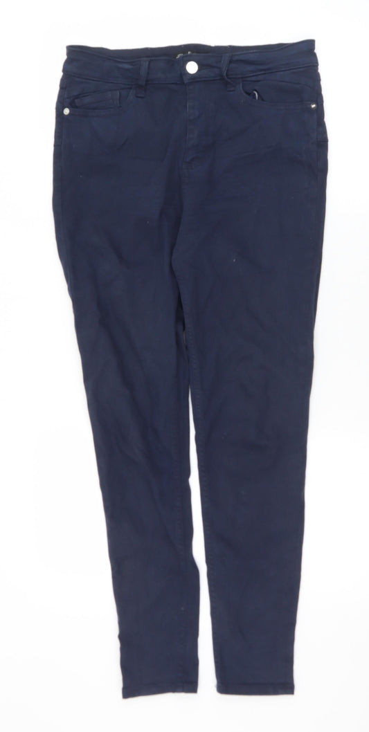 Womens UK Size 10 F&F Slim Fit Skinny Blue Jeans