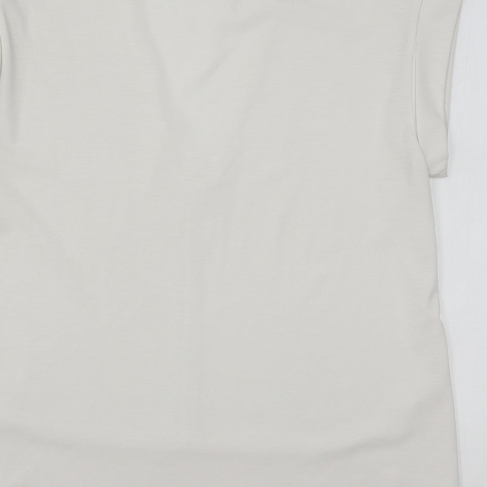 Womens UK Size S Zara White Basic Blouse