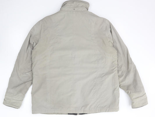 Papaya Womens Grey Quilted Coat Size 18 Zip