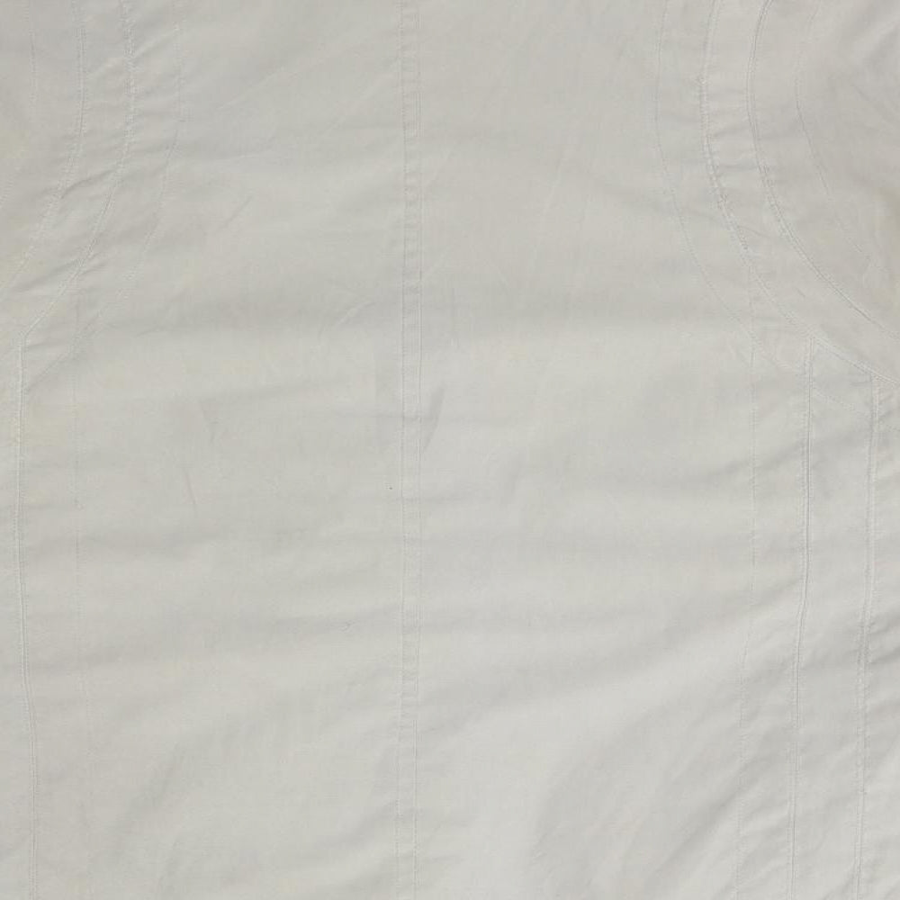 Papaya Womens Grey Quilted Coat Size 18 Zip