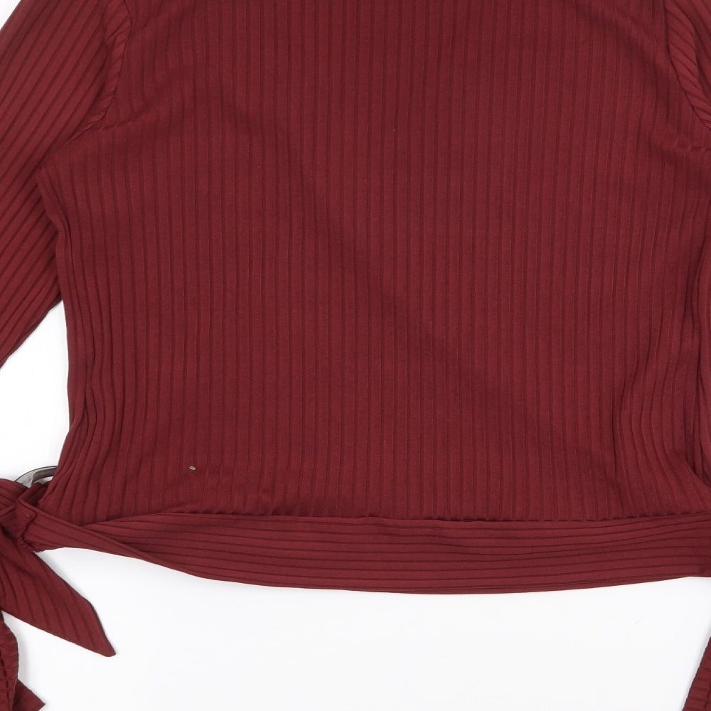 Womens UK Size 14 New Look Red Pullover Jumper
