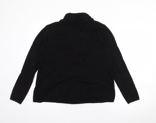 Womens UK Size M Dunnes Stores Black Cardigan Jumper