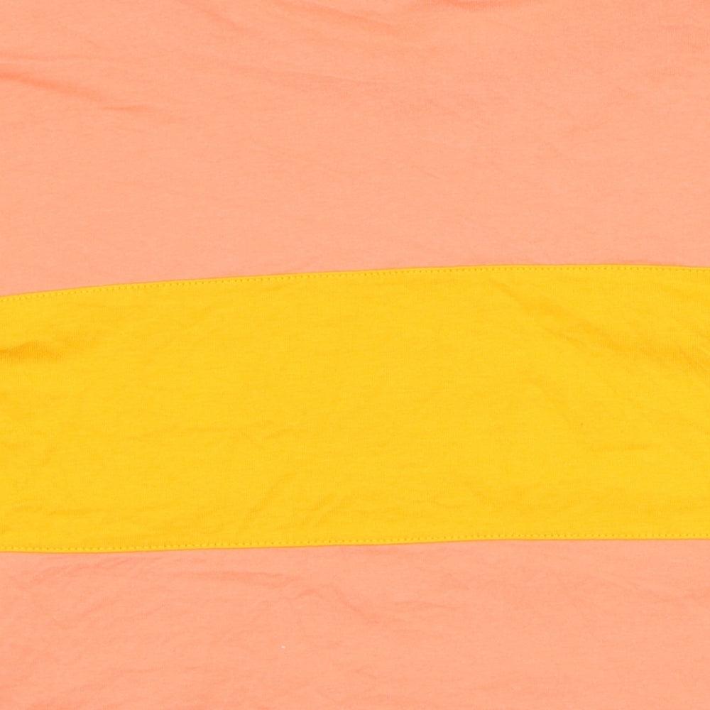 Womens UK Size 4 Reebok Pink Cropped T-Shirt