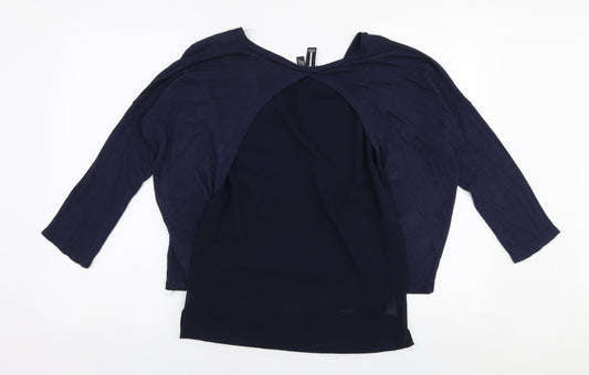 Womens UK Size 8 Izabel London Blue Pullover Jumper