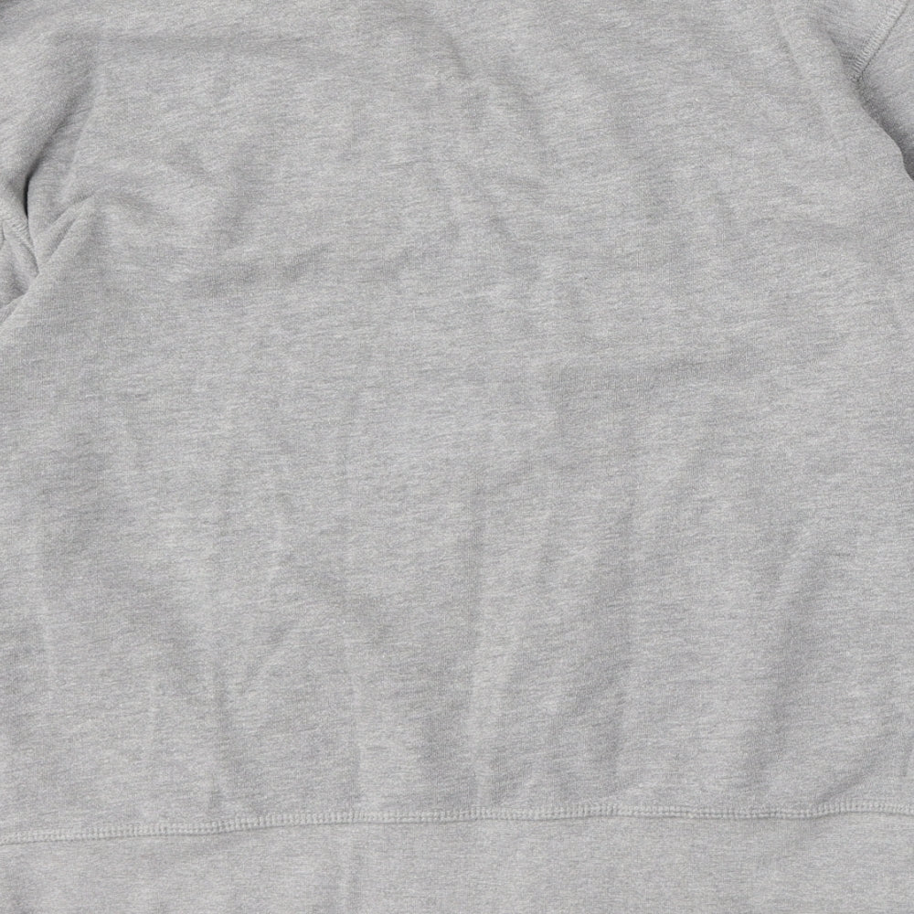 Topshop Mens Grey Cotton Pullover Sweatshirt Size S