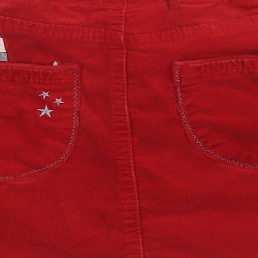Dunnes Girls Red Polyester A-Line Skirt Size 3-4 Years Regular - Kitten