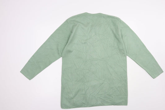 Womens UK Size L Paramour Green Cardigan Jumper