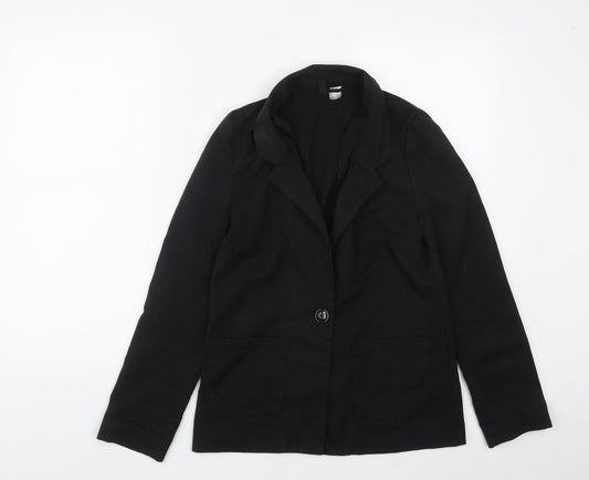 Womens UK Size 6 Divided Black Jacket