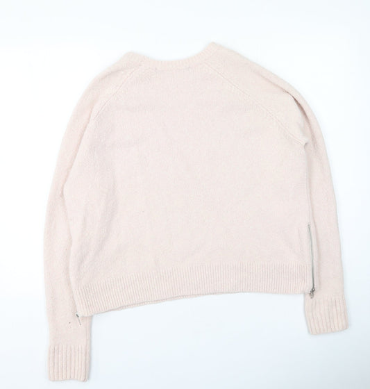 Womens UK Size M French Connection Pink Pullover Jumper