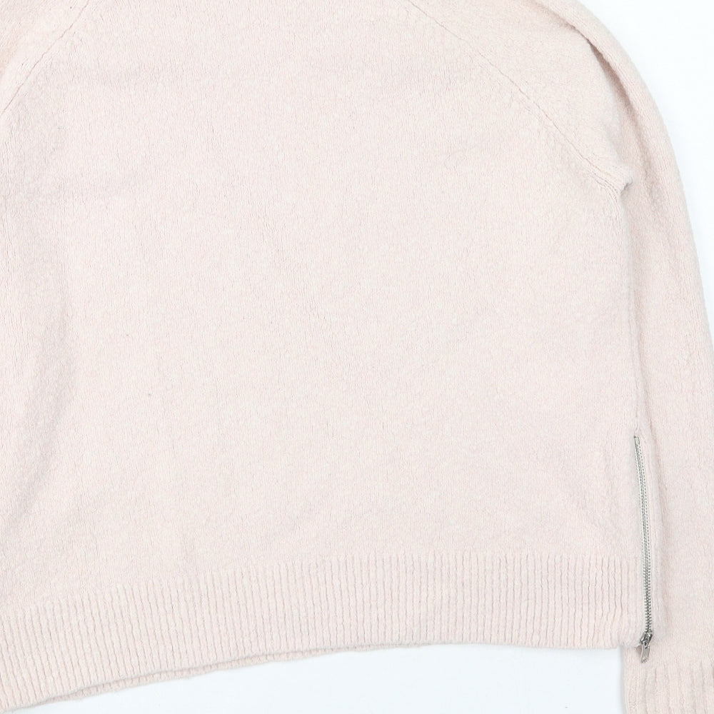 Womens UK Size M French Connection Pink Pullover Jumper