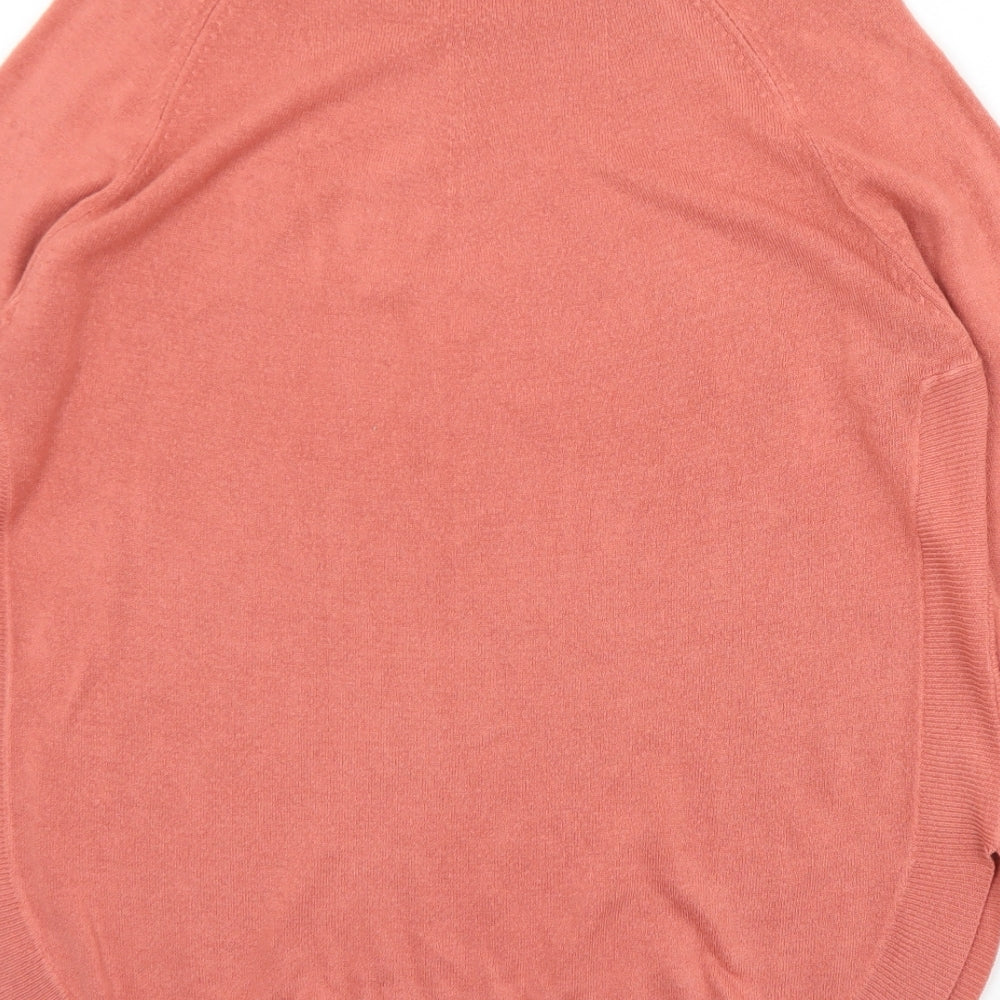 Womens UK Size M Marks and Spencer Pink Pullover Jumper