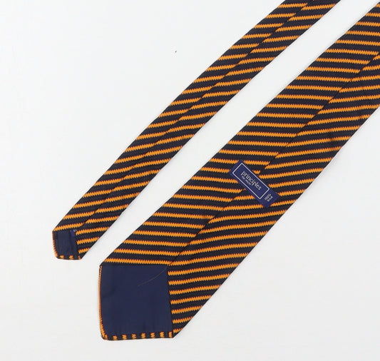 Principles Mens Multicoloured Striped Silk Pointed Tie One Size