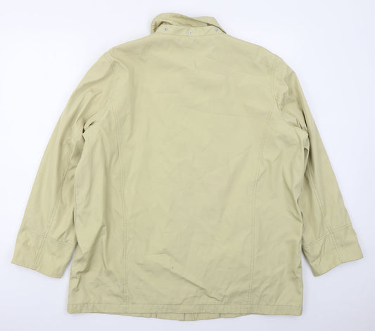 Preworn Womens Beige Jacket Size 16 Zip