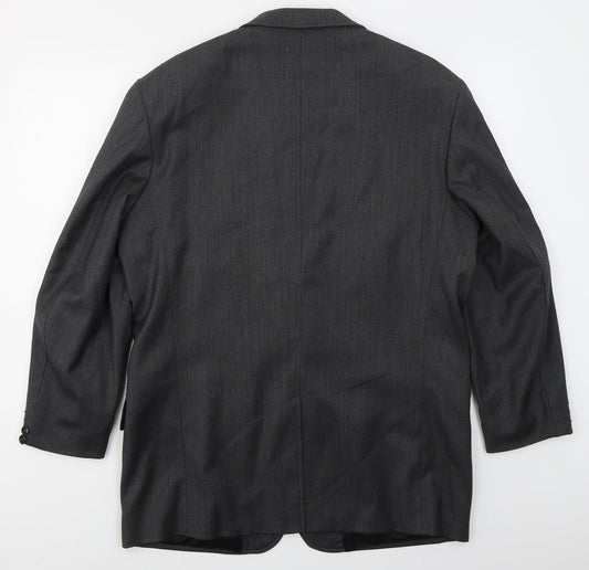 NEXT Mens Grey Wool Jacket Suit Jacket Size 42