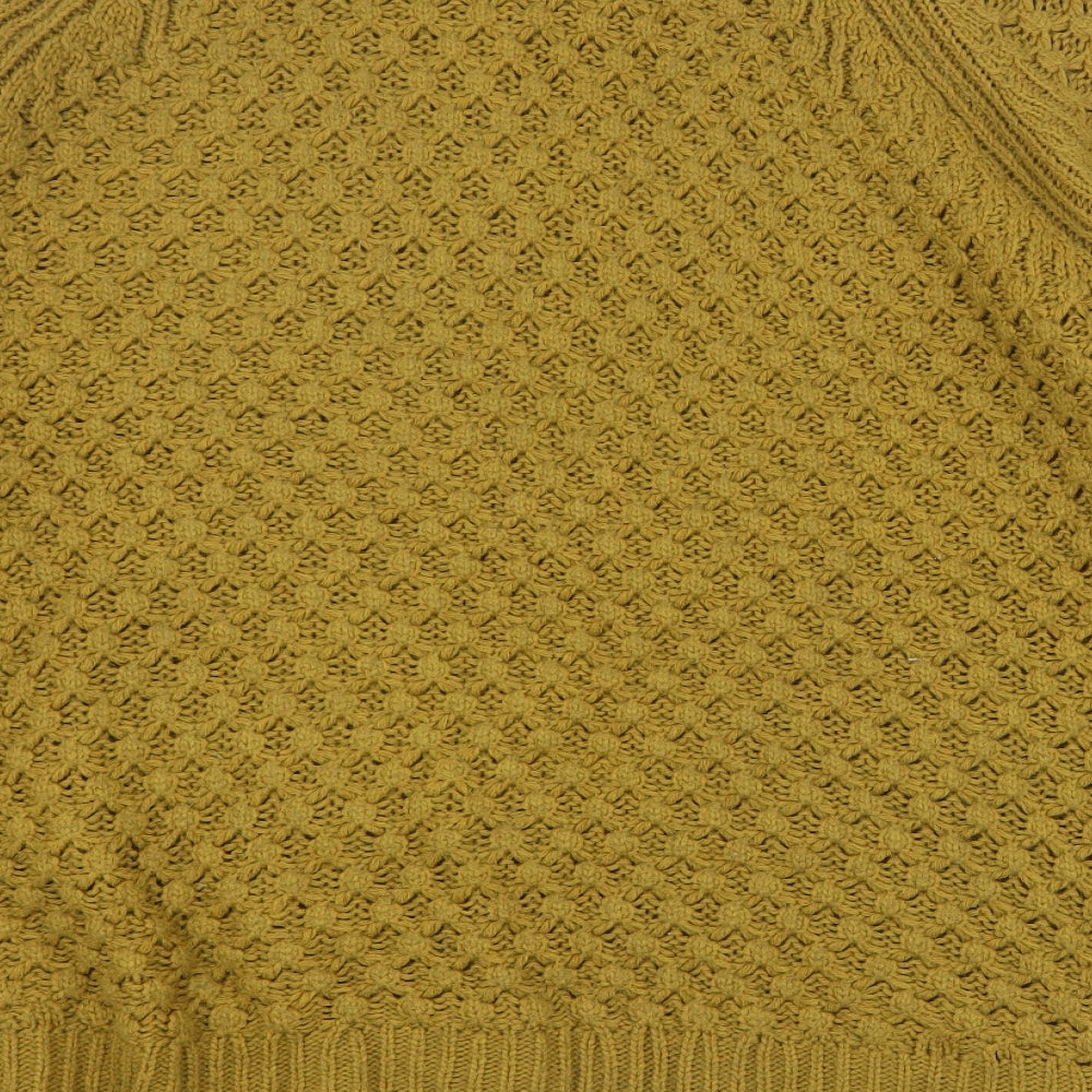 Womens UK Size M H&M Yellow Pullover Jumper