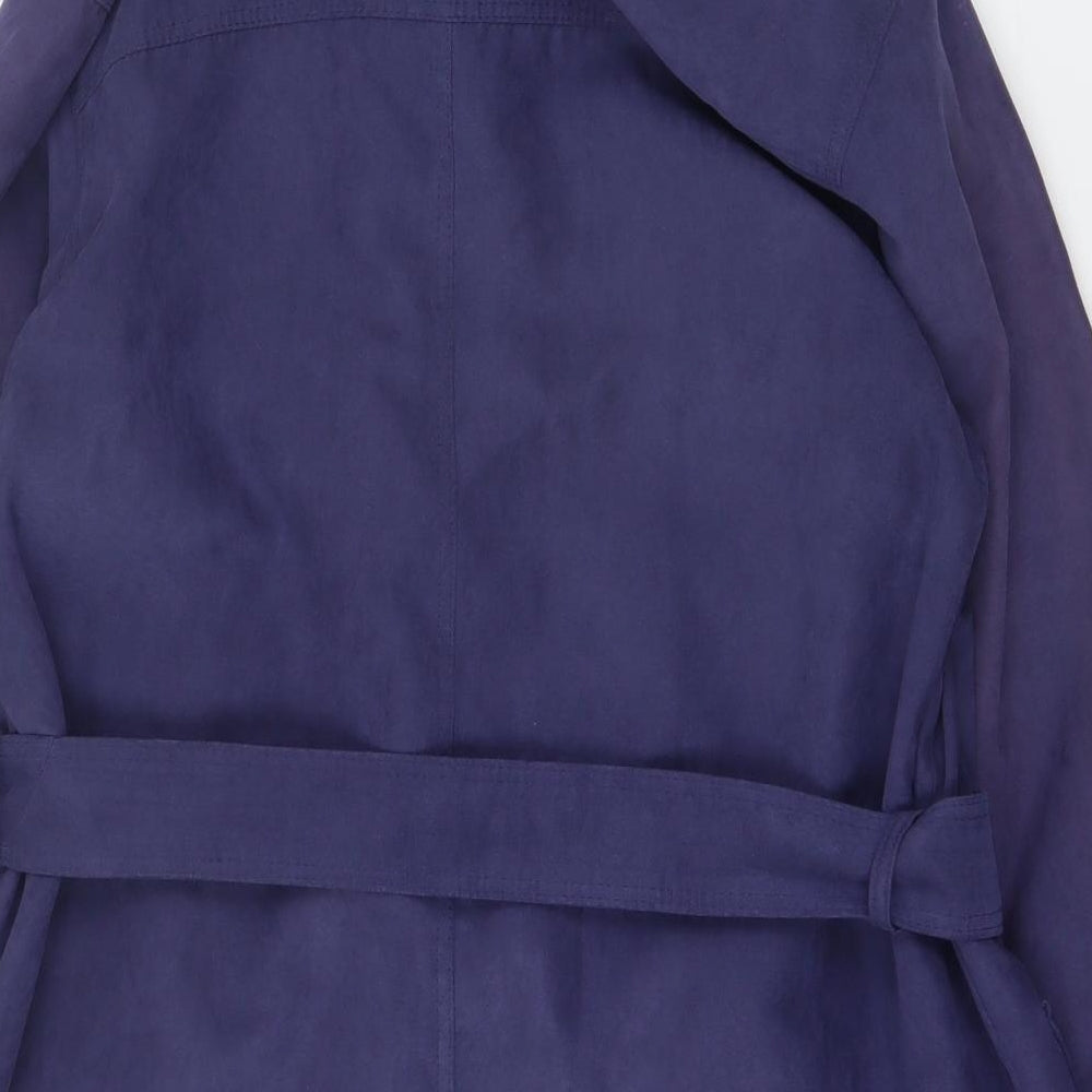 Womens UK Size 10 Marks and Spencer Blue Pea Coat