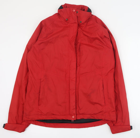 Womens UK Size M Crane Red Rain Coat