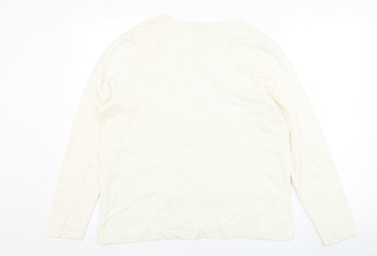 Womens UK Size 18 Dorothy Perkins Ivory Pullover Jumper