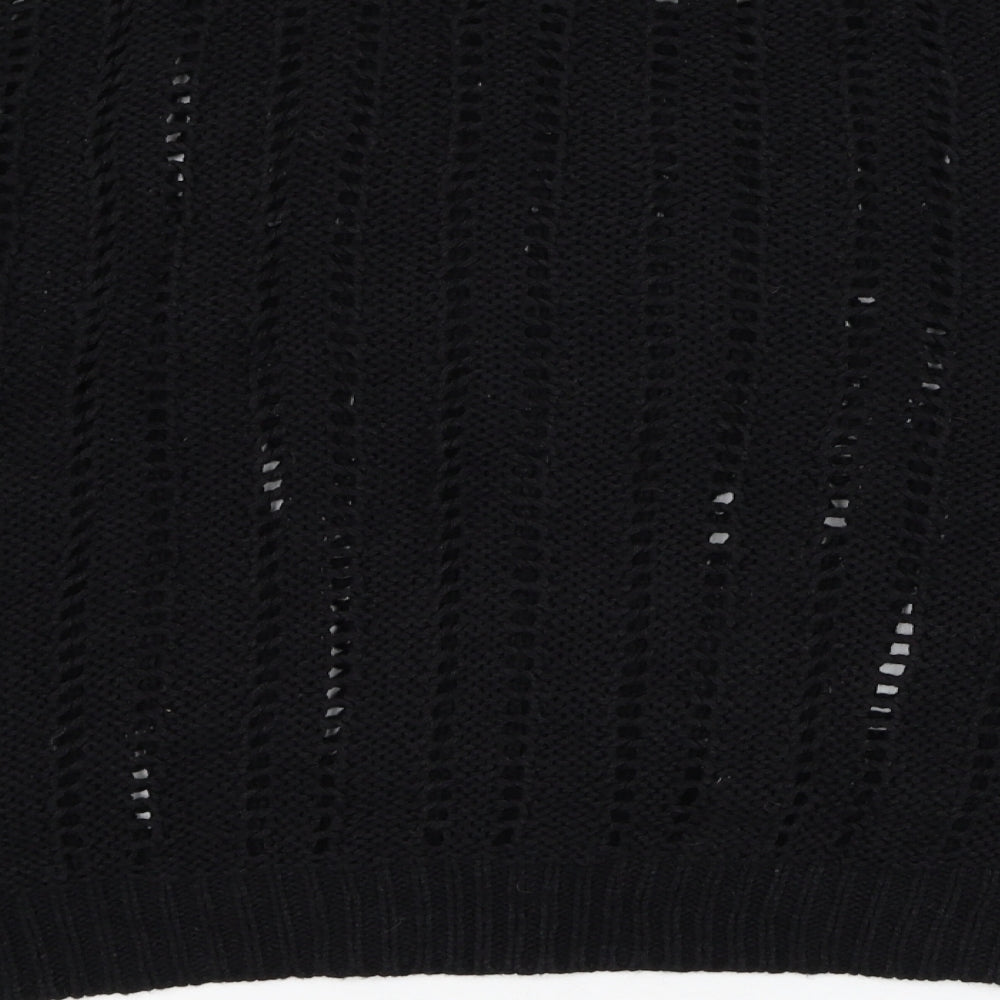 Womens UK Size M Peacocks Black Pullover Jumper