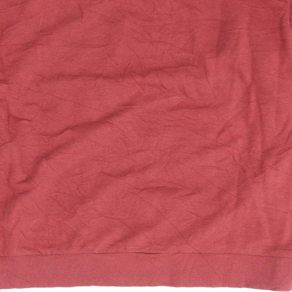 Bershka Womens Purple Cotton Pullover Sweatshirt Size S Pullover