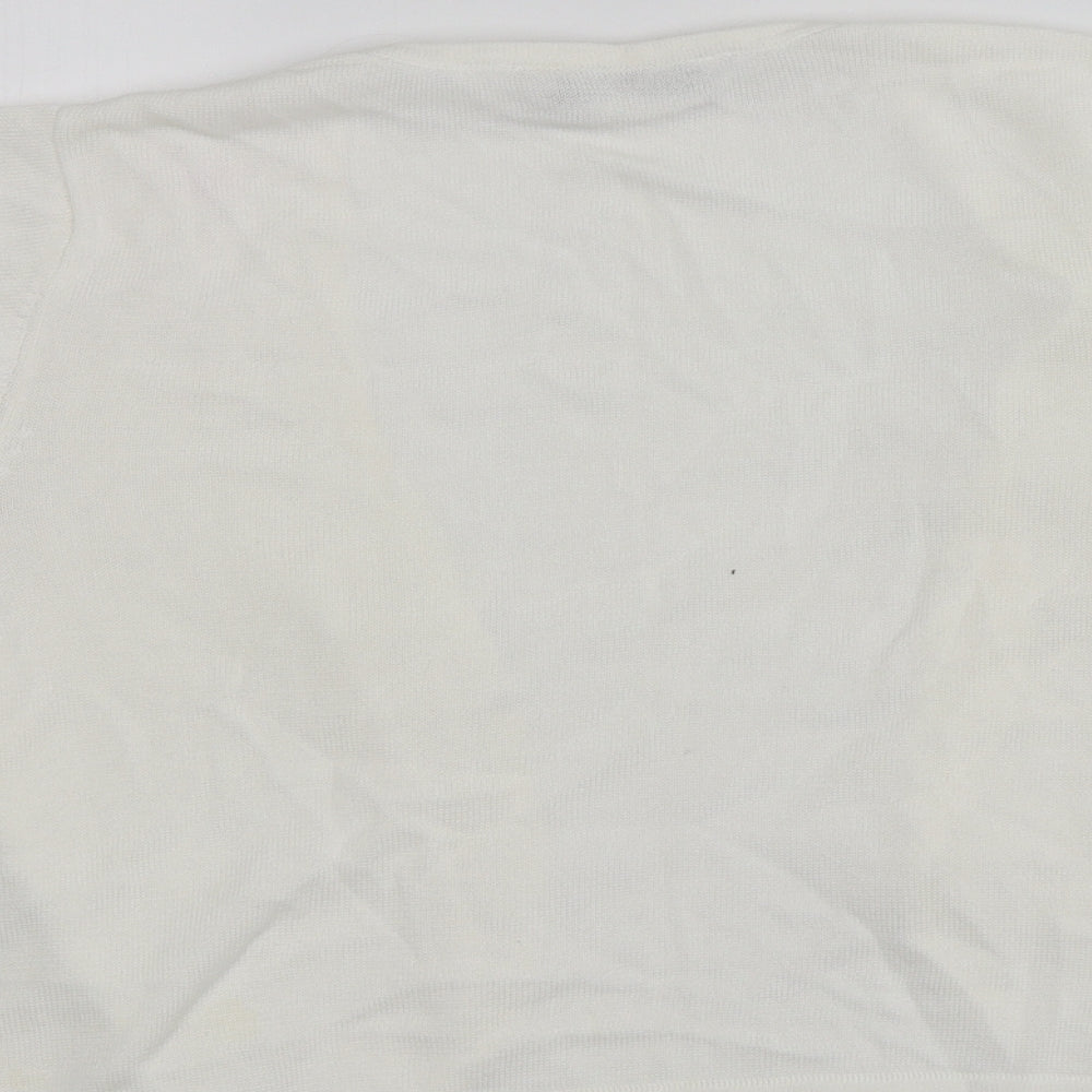 Womens UK Size 14 Joanna Hope Ivory Cardigan Jumper