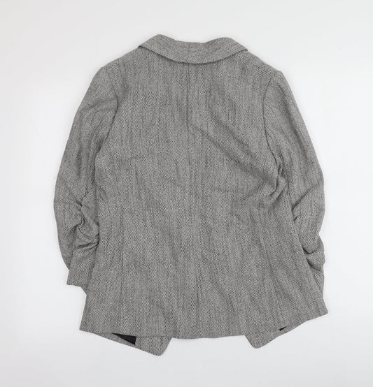 Womens UK Size 10 H&M Grey Jacket